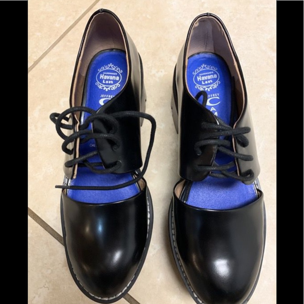 Jeffrey Cambell chunky loafers.